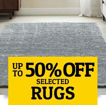 UP TO 50% OFF SELECTED RUG