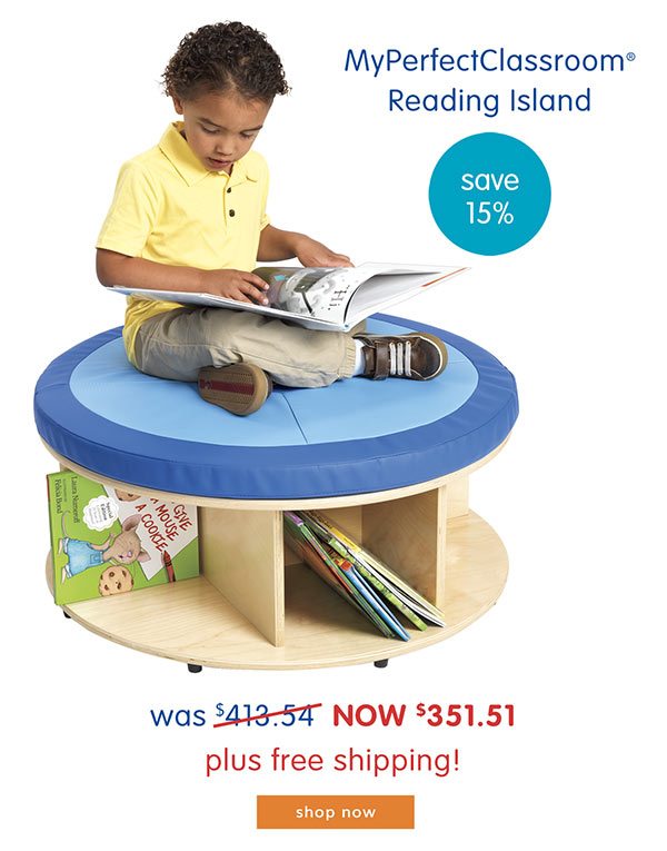 MyPerfectClassroom® Reading Island, was $413.54 now $351.51 plus free shipping!