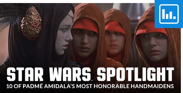 Star Wars Spotlight: 10 of Padmé Amidala’s Most Honorable Handmaidens