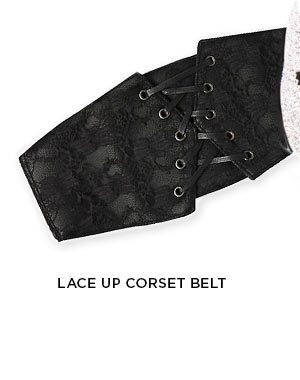 LACE UP CORSET BELT