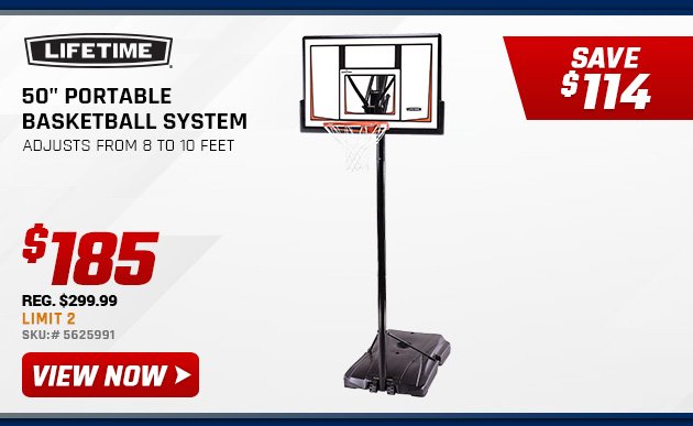 Lifetime 50" Portable Basketball System