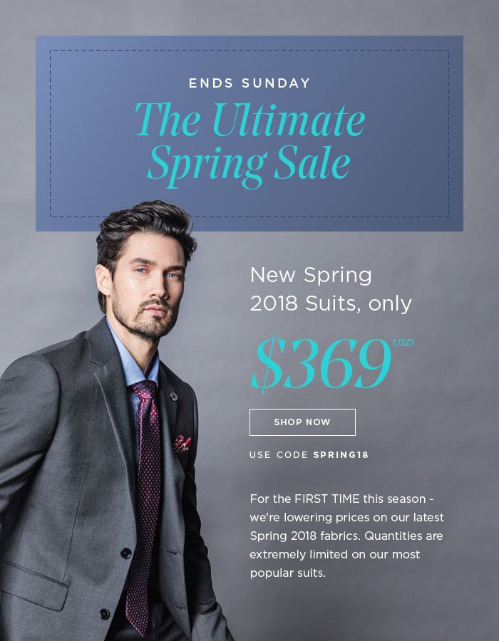 THE ULTIMATE SPRING SALE [ SHOP NOW ]