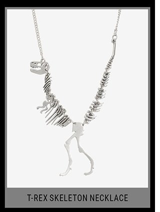 T-Rex Skeleton Necklace