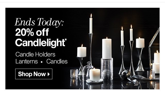 20% off Candlelight