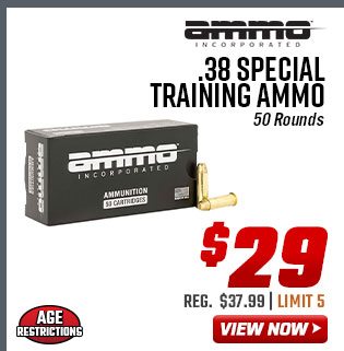 Ammo, Inc. .38 Special Training Ammo