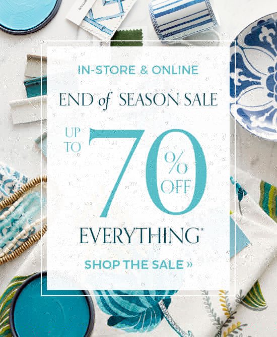 End of Season Sale