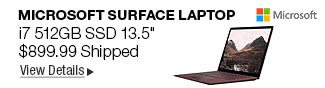 Newegg Flash - Microsoft Surface Laptop i7 512GB SSD 13.5"