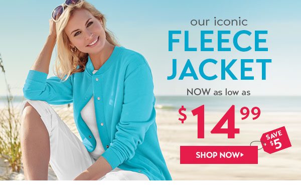 Women's Fleece Jacket now as low as $14.99