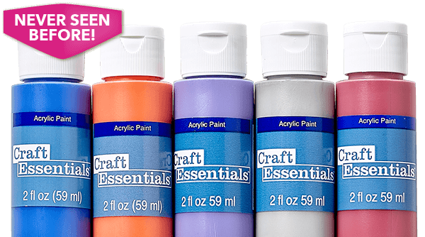 Image of Craft Essentials 2 oz acrylic paint.
