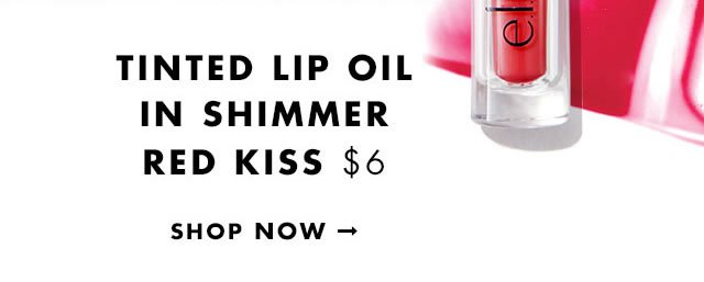 Tinted Lip Oil in Shimmer Red Kiss $6. Shop Now