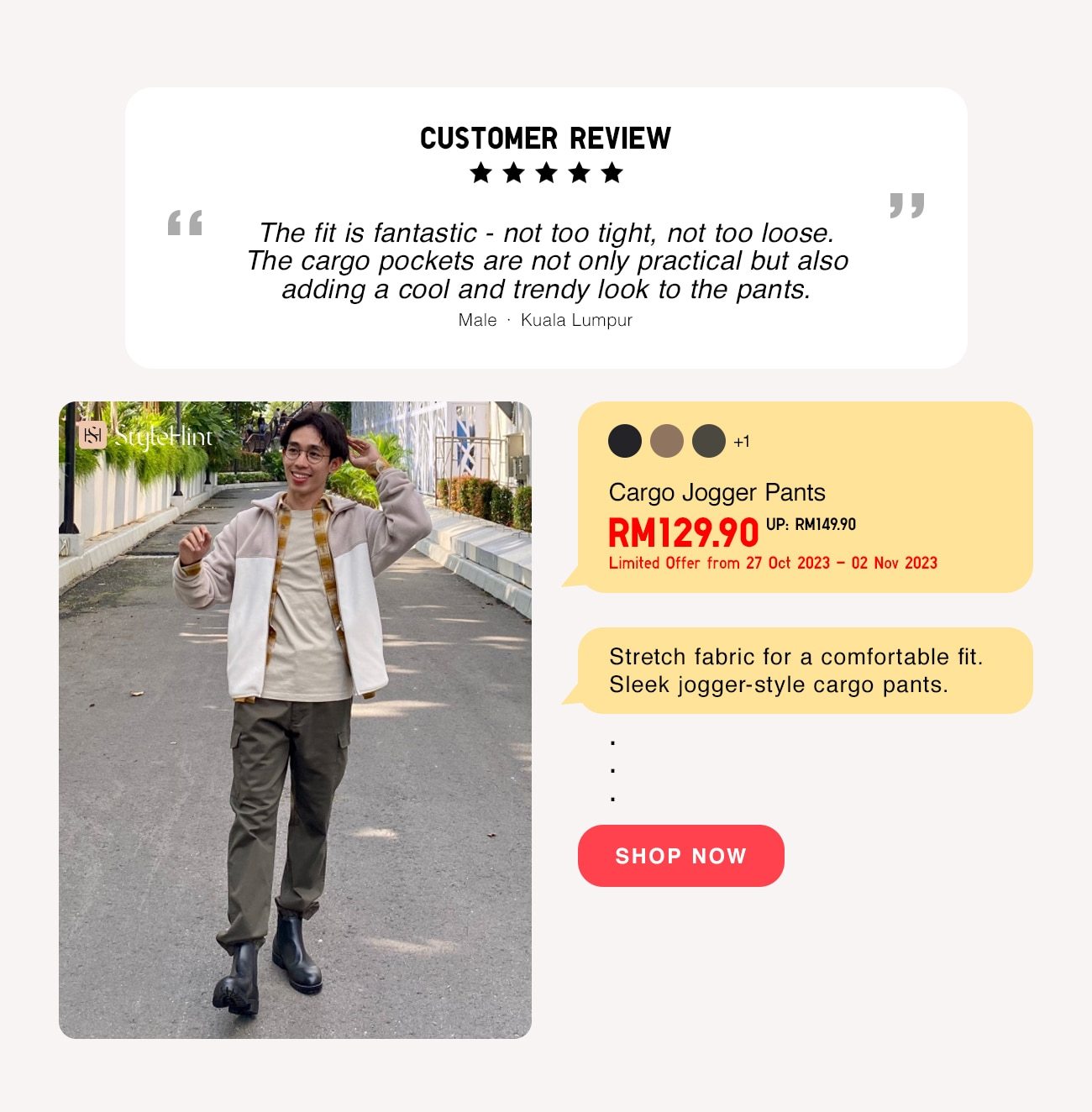 Cargo Jogger Pants