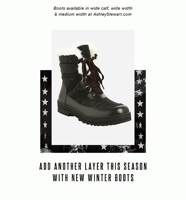 ashley stewart winter boots