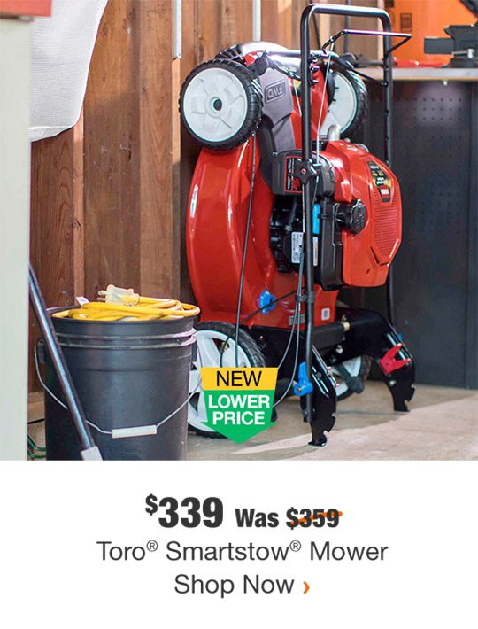 $339 Was $359 Toro Smartstow Mower