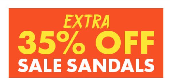 EXTRA 35% OFF SALE SANDALS