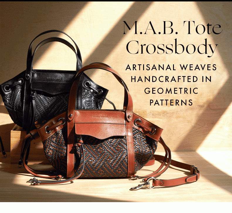 rebecca minkoff woven bag