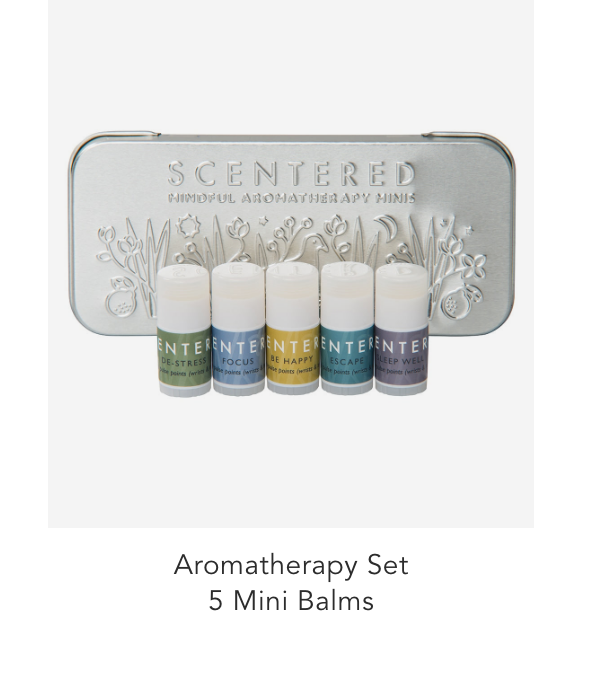 Scentered Aromatherapy Set of 5 Mini Balms