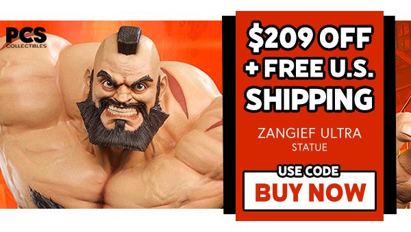 $209.99 OFF & FREE U.S. SHIPPING! - Zangief Ultra Statue