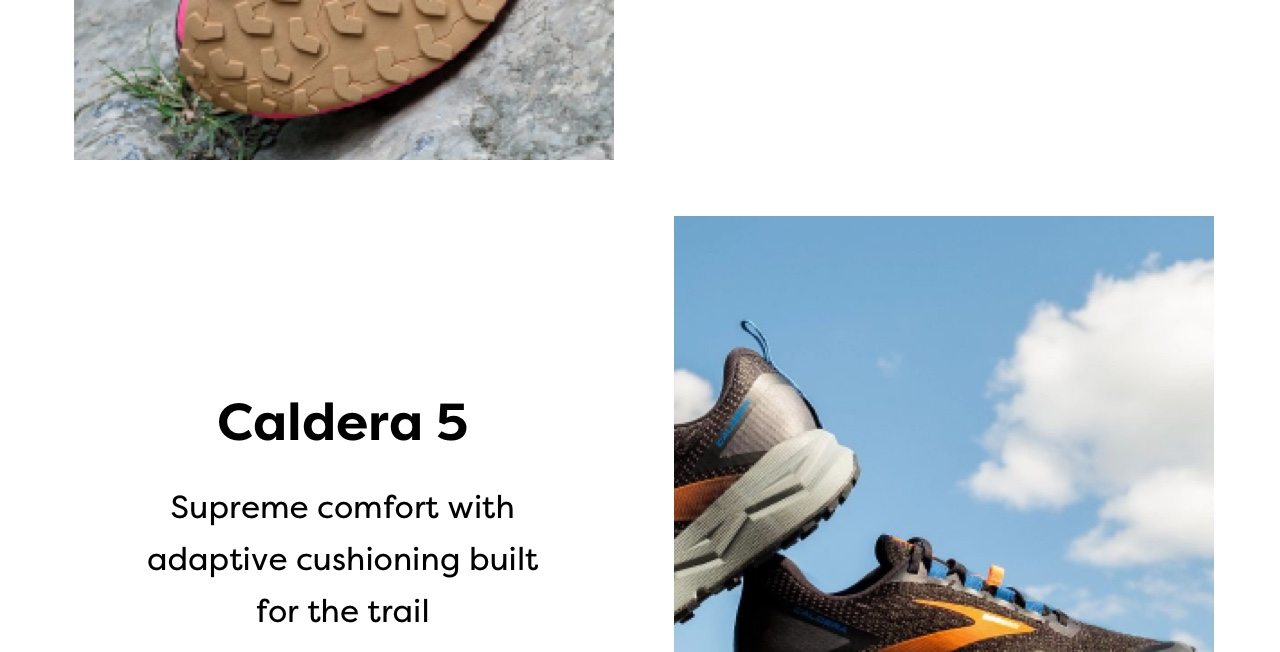 Caldera 5 - Supreme comfort with adaptive cushioning built for the trail