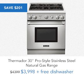 Shop Thermador 30 Pro-Style Stainless Steel Natural Gas Range