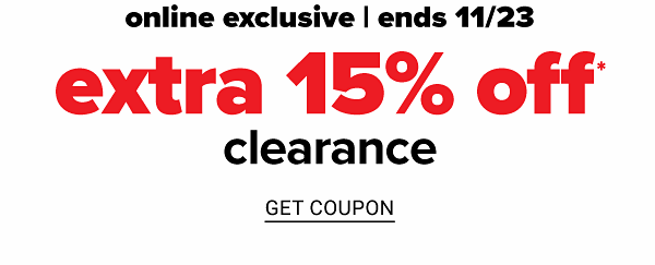 Clearance Coupon