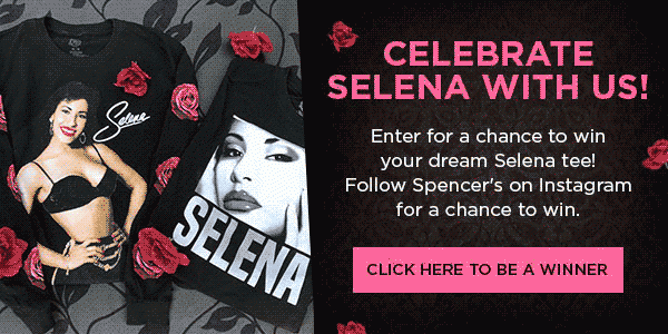 Enter for a chance to win your dream Selena tee by following us on Instagram