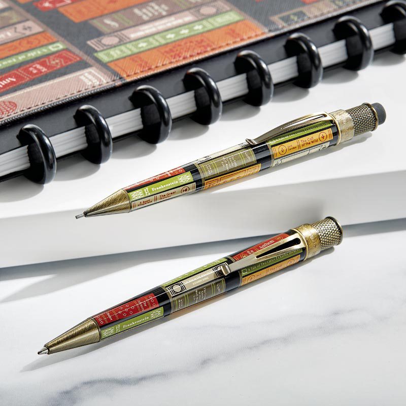 Levenger Retro 51 Exclusive Library Rollerball Pen and Pencil Set