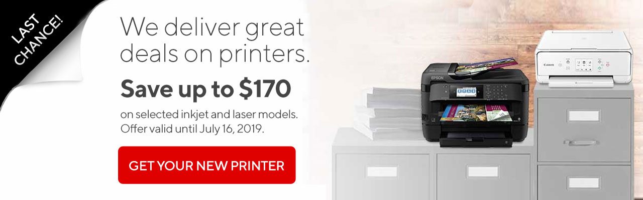 Last Chance on printer deals