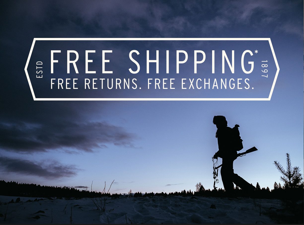 FREE SHIPPING. FREE RETURNS. FREE EXCHANGES