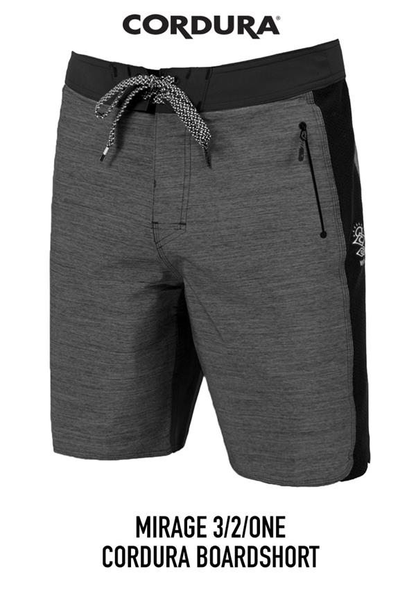 MIRAGE 3/2/ONE CORDURA BOARDSHORT