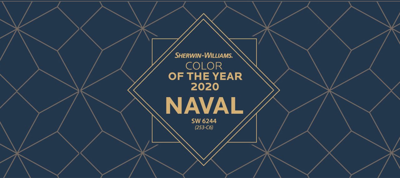 Sherwin-Williams Color of the Year 2020 - Naval SW 6244