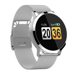 Newwear Q8 Stainless Steel 0.95 inch Blood Pressure Heart Rate Smart Watch