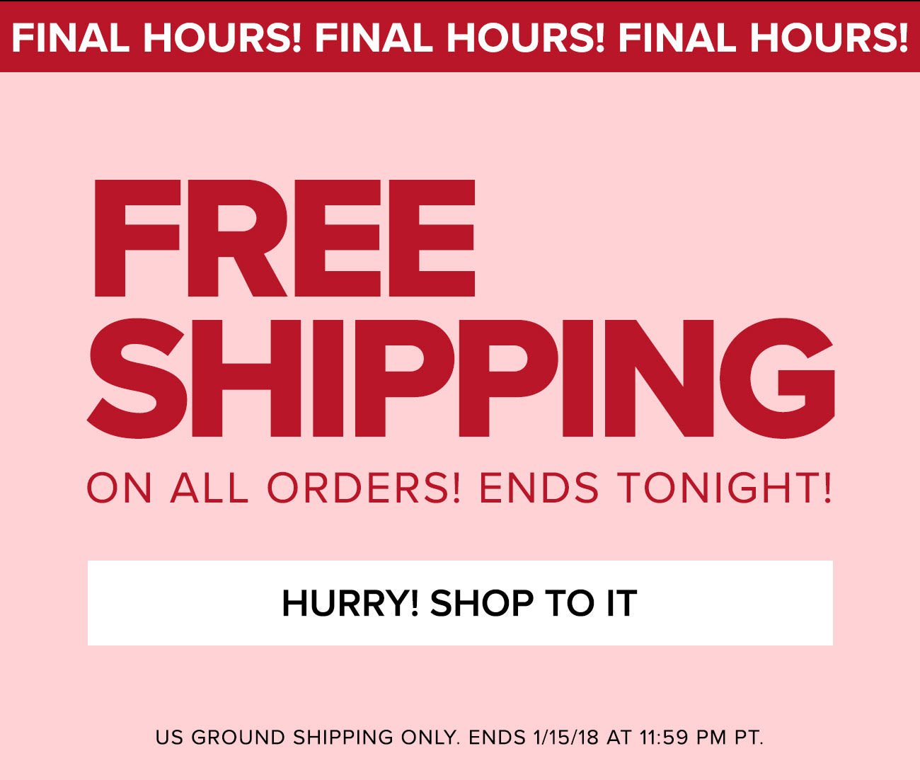 Treat Yo' Self 2018 With Free Shipping! 