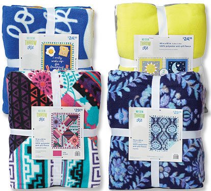 No-Sew Throw Kits.