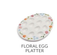 Floral Egg Platter