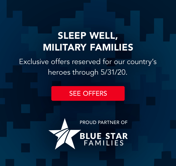 Sleep well, Military families | See offers