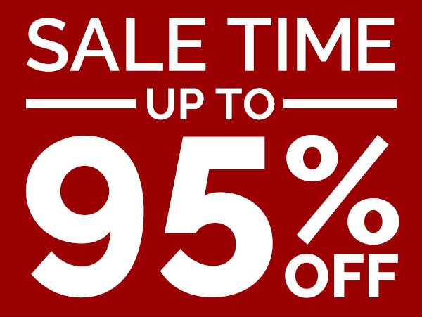 SALE TIME Up to 95% OFF