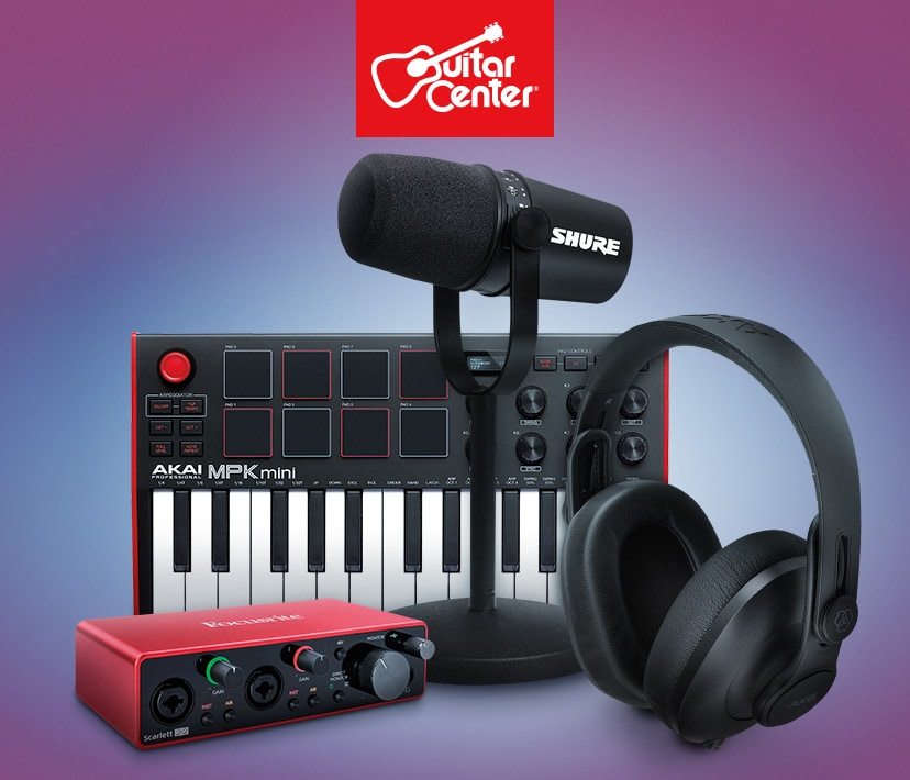 Create. Capture. Share. Save up to 20% on what you need to track songs, produce beats and make content, now thru Sept. 22. Shop now