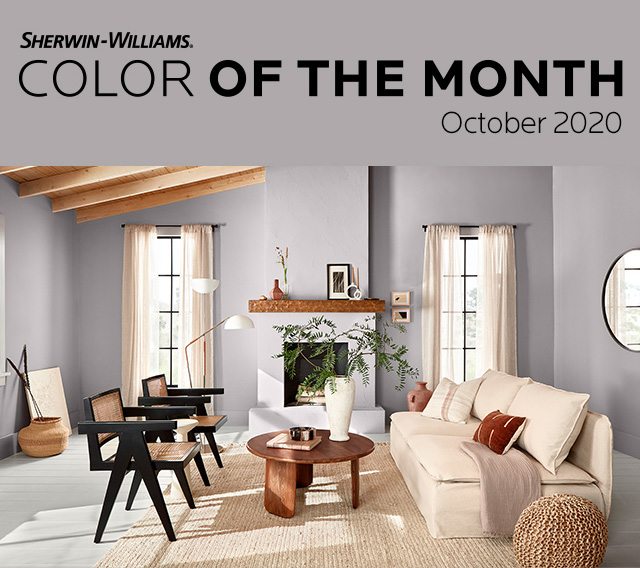 Sherwin-Williams COLOR OF THE MONTH October 2020