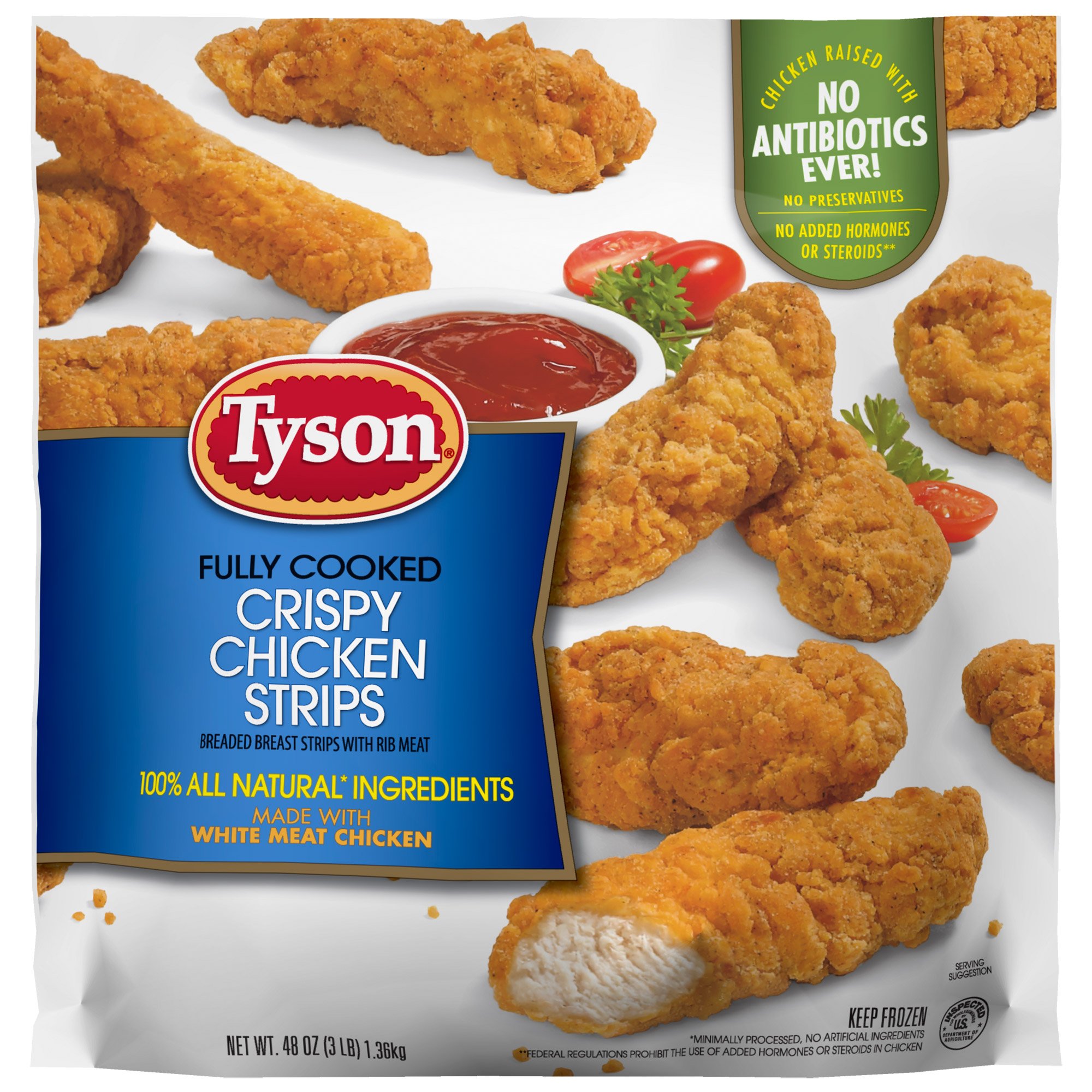 Tyson Crispy Chicken Strips, 3 Lbs.