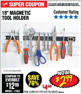 View 18 in. Magnetic Tool Holder