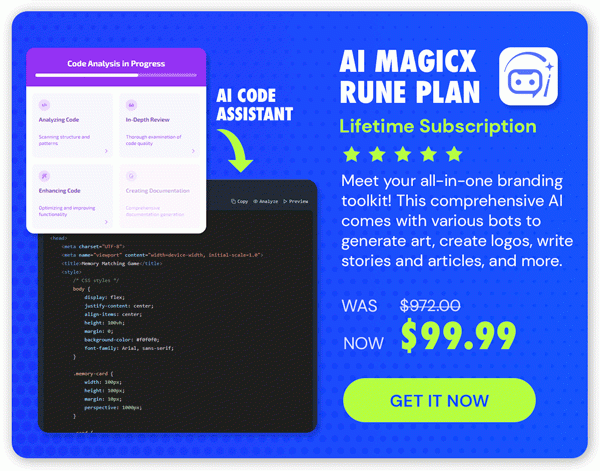 AI Magicx Rune Plan Lifetime Subscription