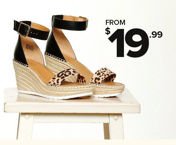 Shop Wedges from $19.99