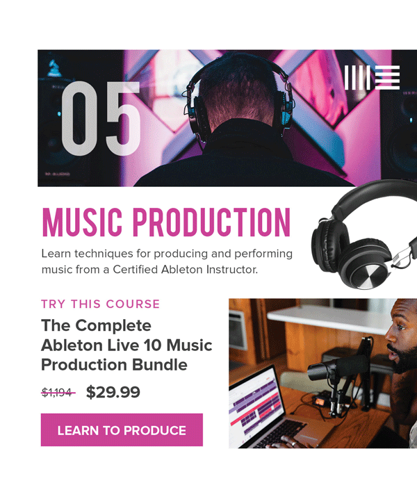 MUSIC PRODUCTION | shop now