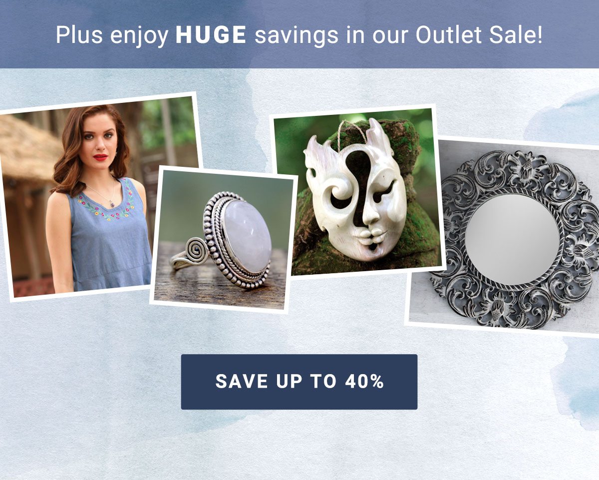 Plus enjoy HUGE savings in our Outlet Sale!