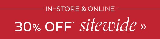 30% Off Storewide