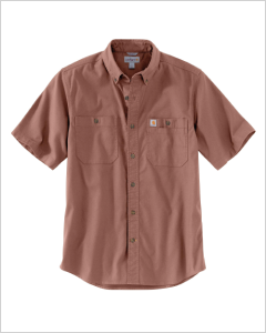 MEN'S RUGGED FLEX® CANVAS SHORT SLEEVE SHIRT