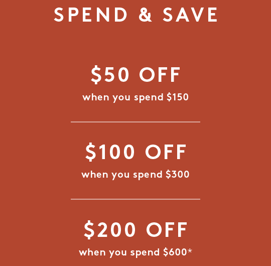 Spend & Save starts now - Country Road Email Archive