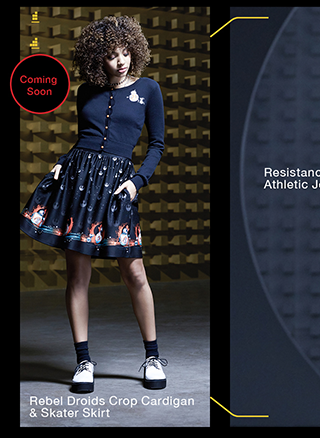 Rebel Droids Crop Cardigan and Skater Skirt Coming Soon