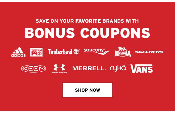 Bonus Coupons - Click to Shop Now