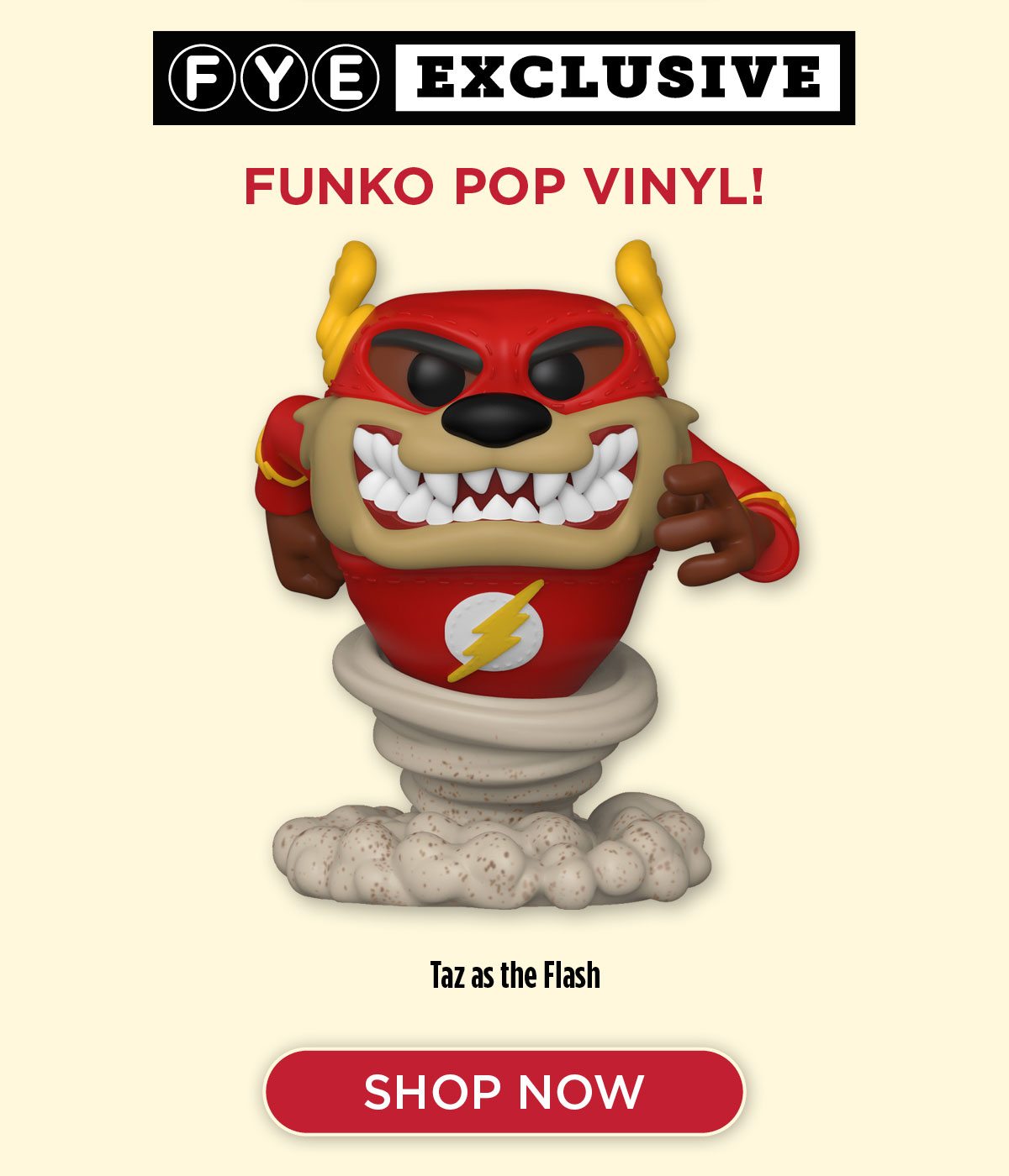 FYE Exclusive Taz as The Flash - Pop! Vinyl